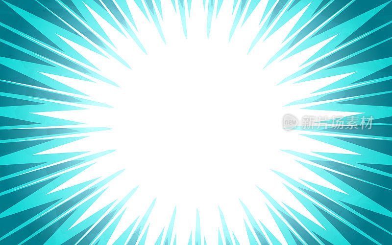 Blue Burst Explosion Abstract Background